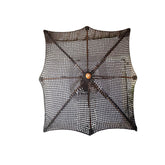 Handgeknoopte Parasol - Pacific Zwart Vierkant - 250cm - Handgeknoopte parasol - Todo Bien - livinglovely.nl