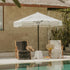 Handgeknoopte Parasol - White Sand - 250cm - Handgeknoopte parasol - Todo Bien - livinglovely.nl
