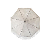 Handgeknoopte Parasol - White Sand - 250cm - Handgeknoopte parasol - Todo Bien - livinglovely.nl