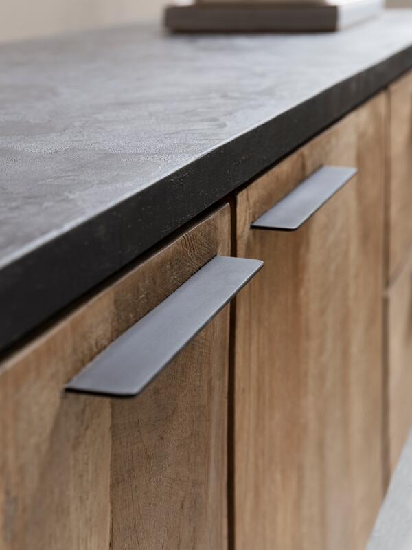 Hanging TV stand Soho small, 2 doors, 2 drawers - - DTP Home - livinglovely.nl