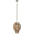 Hanglamp 4 Lagen Bamboe Naturel - Hanglamp - J-Line - livinglovely.nl