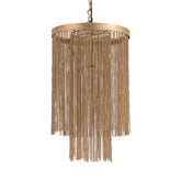 Hanglamp Brenton - 30x30x50 cm - Ijzer - Goud PTMD - Hanglamp - PTMD - livinglovely.nl