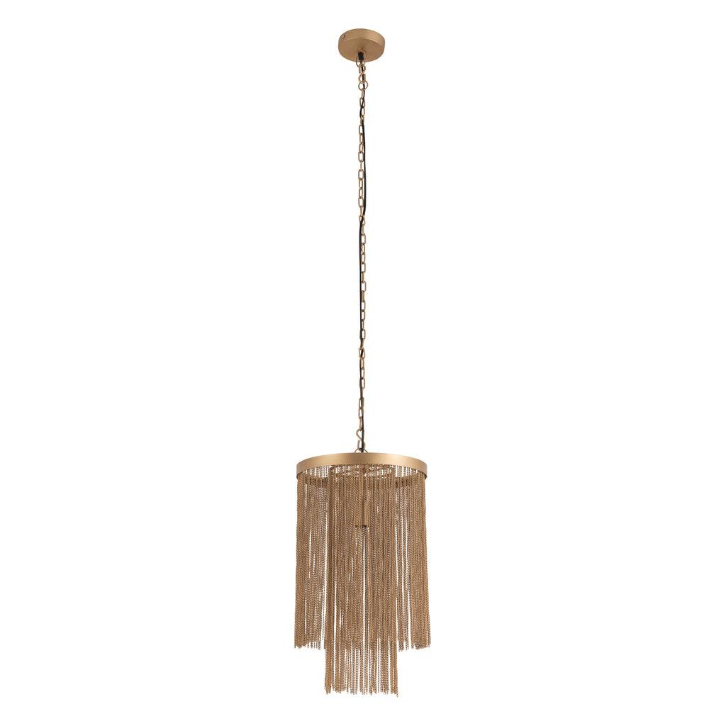 Hanglamp Brenton - 30x30x50 cm - Ijzer - Goud PTMD - Hanglamp - PTMD - livinglovely.nl
