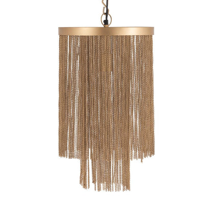 Hanglamp Brenton - 30x30x50 cm - Ijzer - Goud PTMD - Hanglamp - PTMD - livinglovely.nl