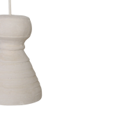 Hanglamp Chalk Kanoi van Raw Materials, handgevormde kalklook uit de Chalk serie
