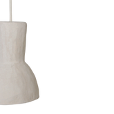 Hanglamp Chalk Moro van Raw Materials, organisch gevormde hanglamp van 21,5 cm hoog