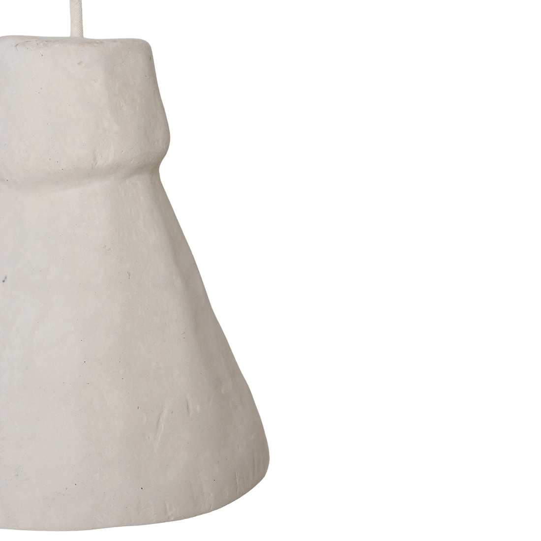 Hanglamp Chalk Pugal van Raw Materials, handgevormde kalklook uit de Chalk serie