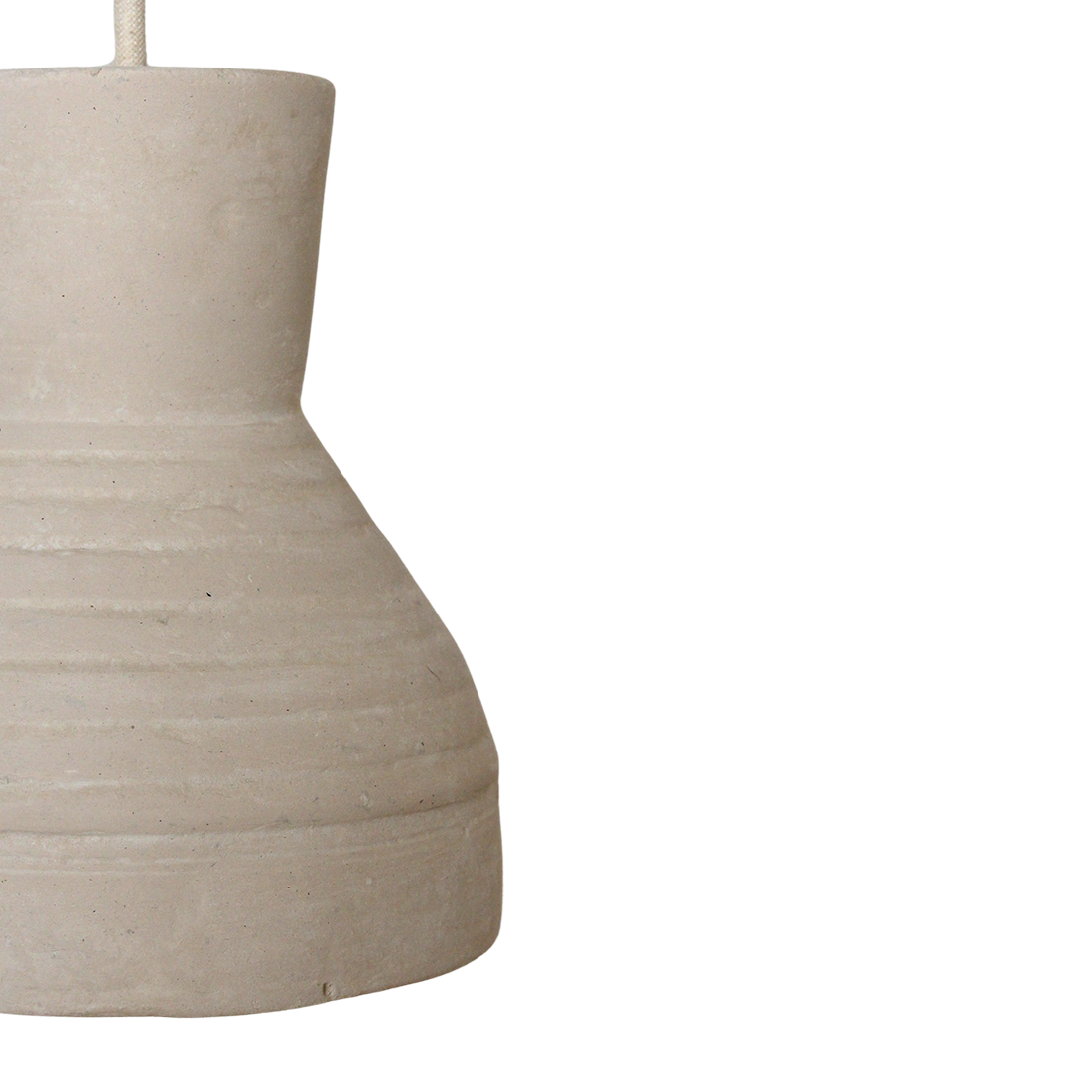 Hanglamp Chalk Sukkur van Raw Materials, handgevormde kalklook uit de Chalk serie