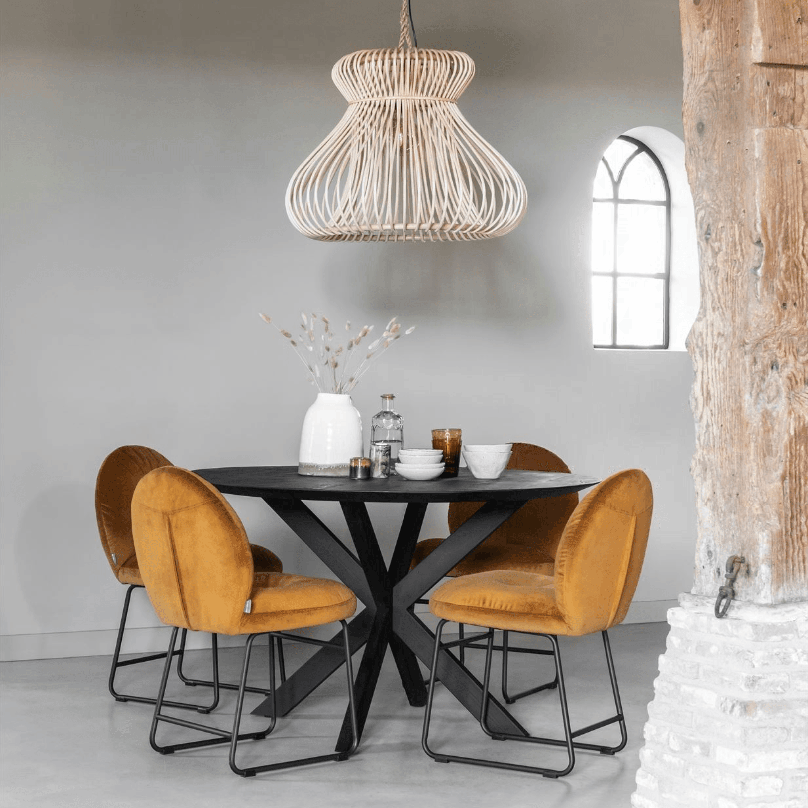 Hanglamp Fungo Large van MUST Living, bovenaanzicht met de ophanging