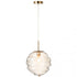 Hanglamp Glas Licht Cognac - Hanglamp - J-Line - livinglovely.nl