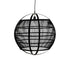 Hanglamp hanglamp - bamboe - DIA 59 H 63cm Zwart - Hanglamp - Pomax - livinglovely.nl