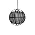 Hanglamp Mekong Bamboe dia 46,5cm Zwart - Hanglamp - Pomax - livinglovely.nl