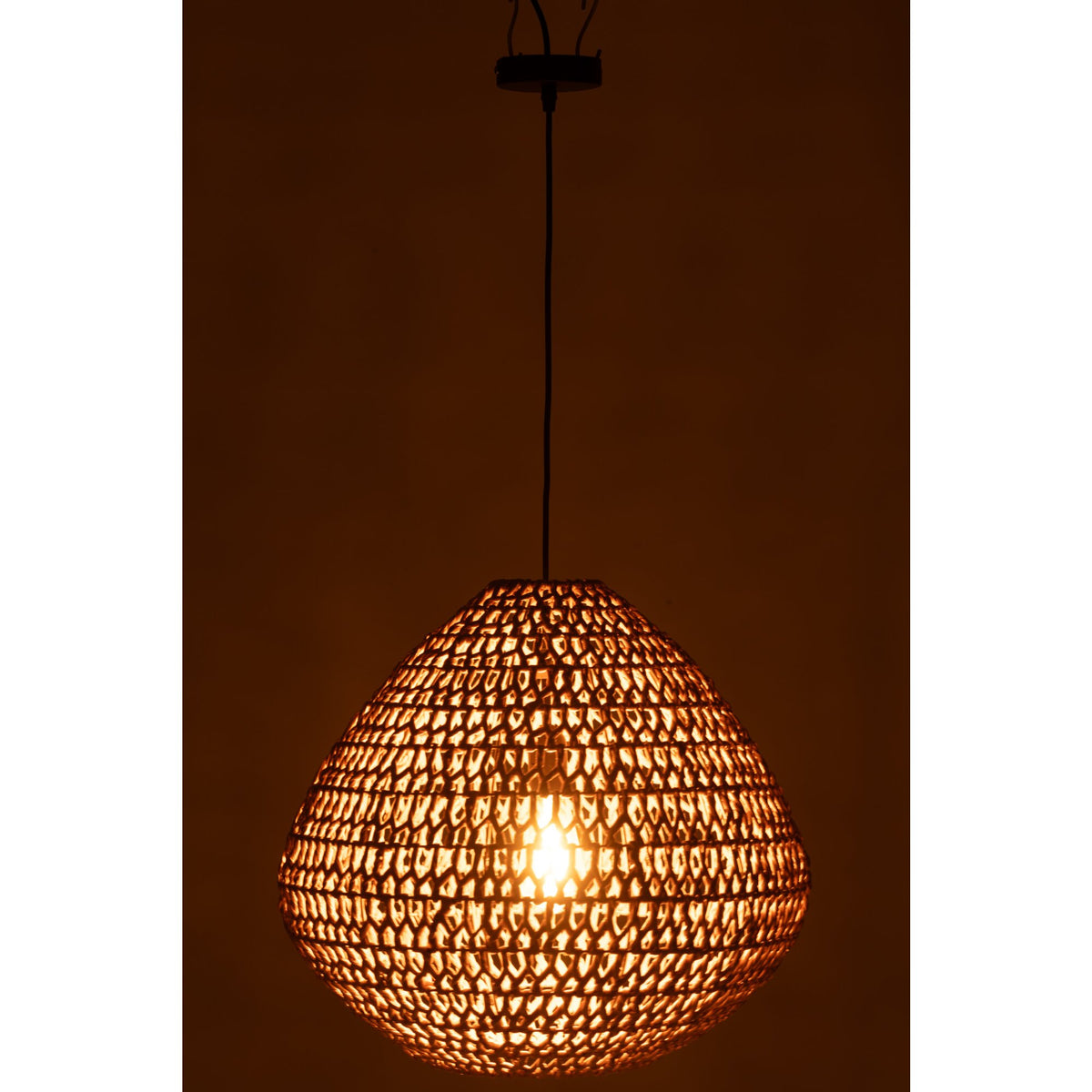 Hanglamp Metaal Getwist Naturel J-Line
