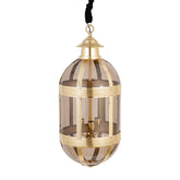Hanglamp Mikk L - 39x39x93 cm - Glas - Messing PTMD - Hanglamp - PTMD - livinglovely.nl