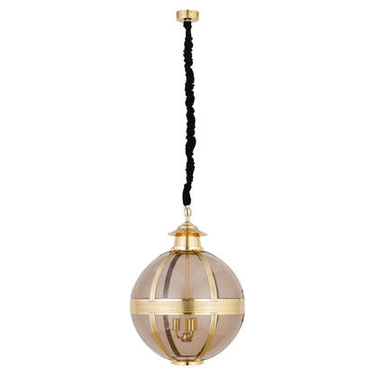 Hanglamp Mikk L - 66x66x91 cm - Glas - Messing PTMD - Hanglamp - PTMD - livinglovely.nl