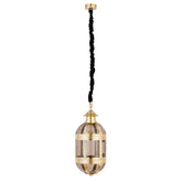 Hanglamp Mikk S - 31x31x71 cm - Glas - Messing PTMD - Hanglamp - PTMD - livinglovely.nl