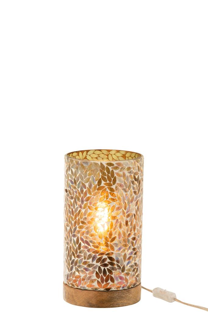 Hanglamp Rond Raffia Zwart/Naturel Large , Hanglamp , J-Line , livinglovely.nl