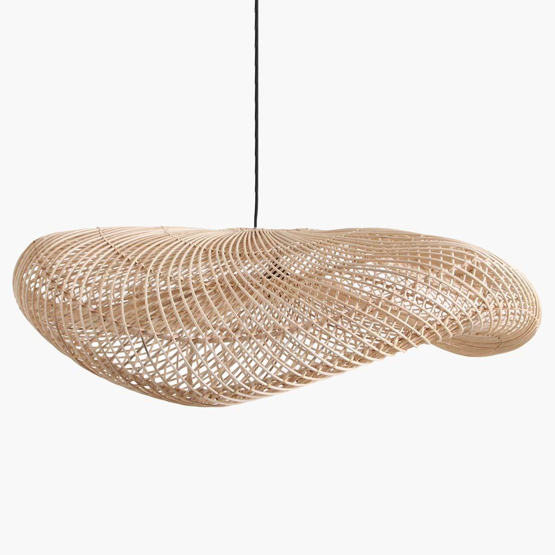 Hanglamp Wave Natural XL Raw Materials - Hanglamp - Raw Materials - livinglovely.nl