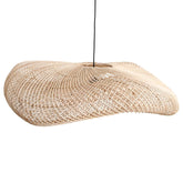 Hanglamp Wave Natural XXL Raw Materials 115x115x35cm - Hanglamp - Raw Materials - livinglovely.nl