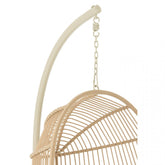 Hangstoel Egga Metaal/Koord Beige - Hangstoel - J-Line - livinglovely.nl