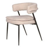 Helsinki Eetkamerstoel Cream PTMD - Eetkamerstoel - PTMD - livinglovely.nl