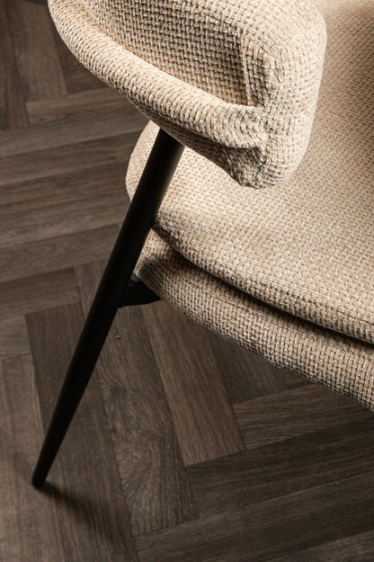 Helsinki Eetkamerstoel Cream PTMD - Eetkamerstoel - PTMD - livinglovely.nl