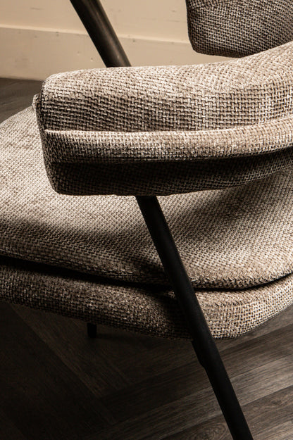 Helsinki eetkamerstoel Stone PTMD - Eetkamerstoel - PTMD - livinglovely.nl