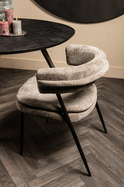 Helsinki eetkamerstoel Stone PTMD - Eetkamerstoel - PTMD - livinglovely.nl