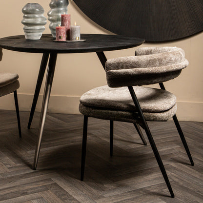 Helsinki eetkamerstoel Stone PTMD - Eetkamerstoel - PTMD - livinglovely.nl