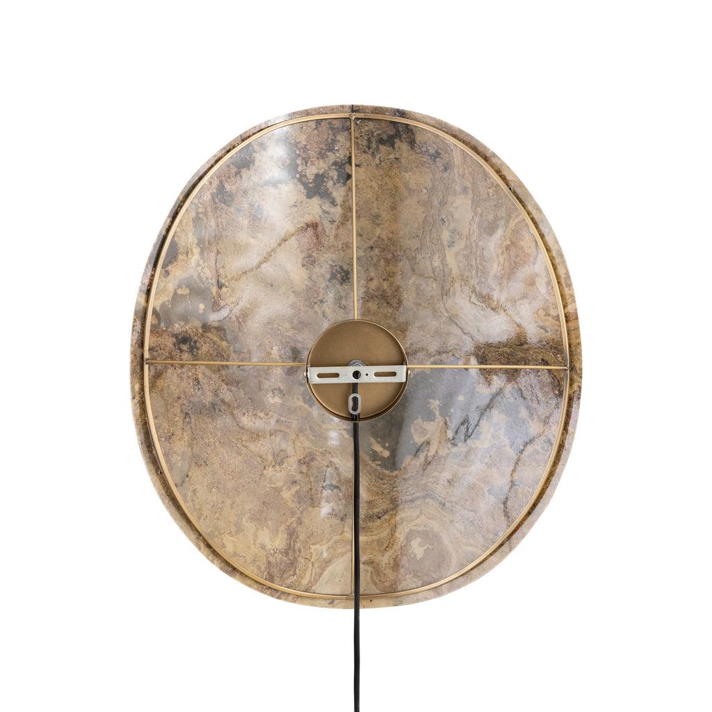 Hen Natural stone veneer wall lamp large PTMD - Wandlamp - PTMD - livinglovely.nl