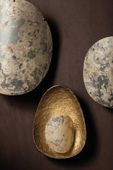 Hen Natural stone veneer wall lamp small PTMD - Wandlamp - PTMD - livinglovely.nl