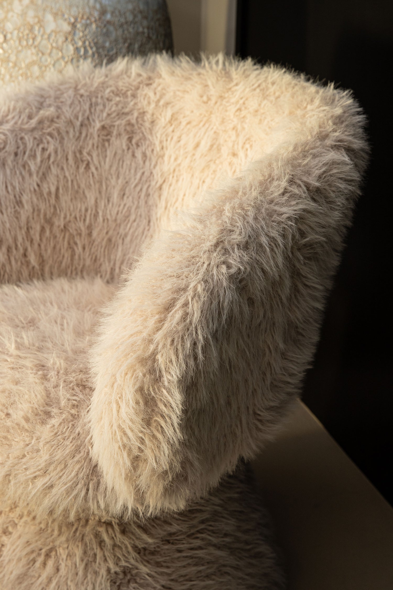 Hermes Beige Dining Chair Hair PTMD - Eetkamerstoel - PTMD - livinglovely.nl