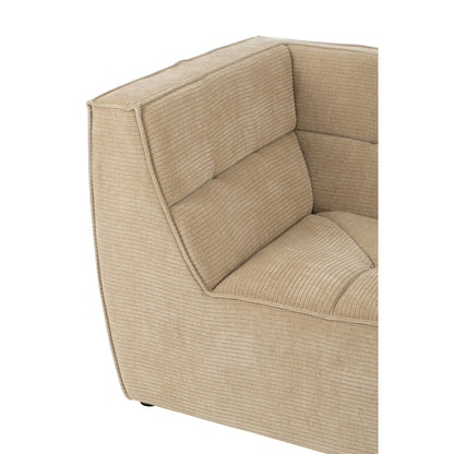 Hoekstuk Modulaire Sofa Donker Beige J-Line