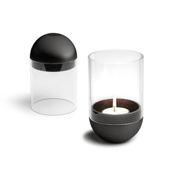 Höfats Gravity Candle Lantern Black , Lantaarn , Höfats , livinglovely.nl