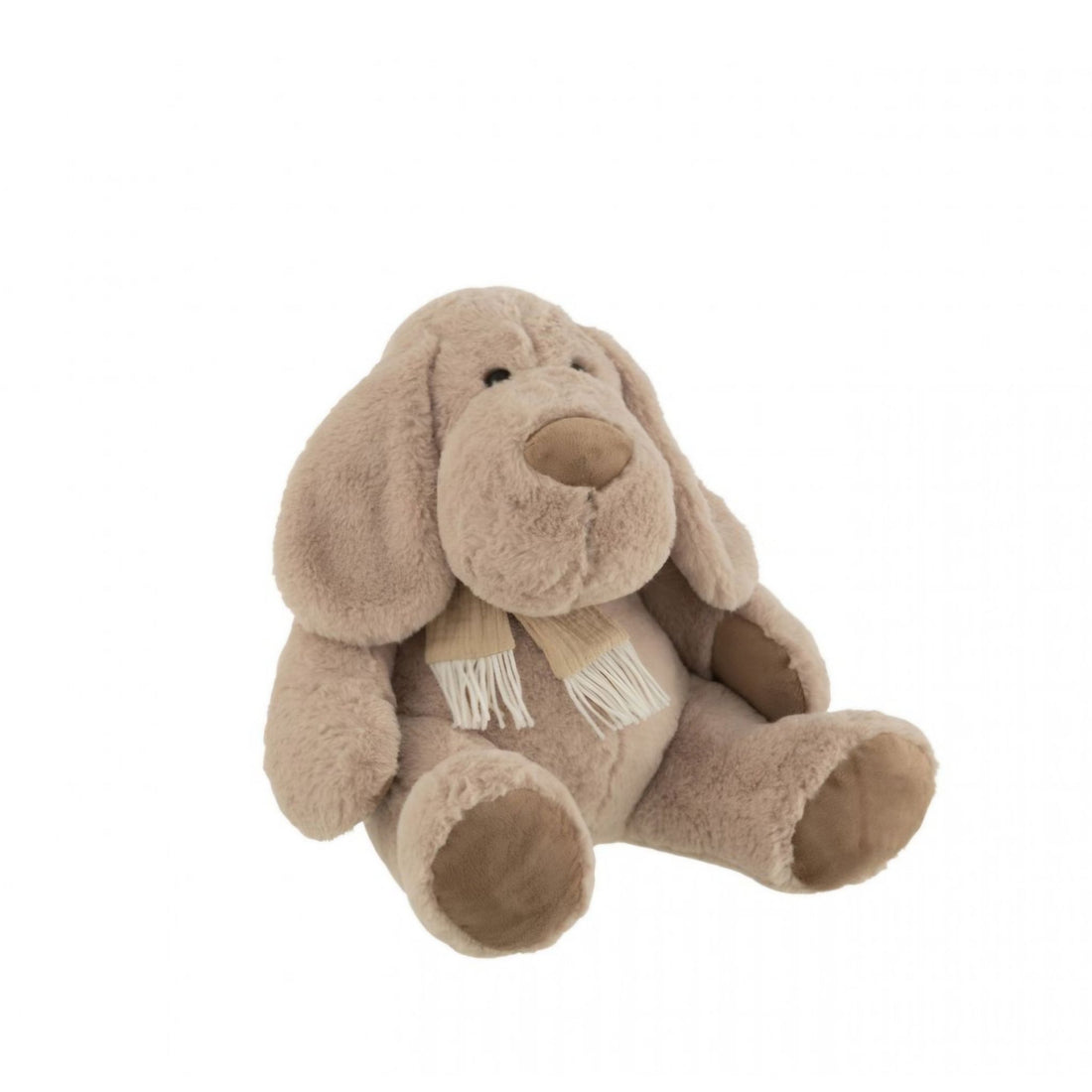 Hond+Sjaal Zittend Textiel Beige Extra Large J-Line