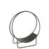 Houder Brandhout Mark Metaal Zwart Large - Openhaard accessoire - J-Line - livinglovely.nl