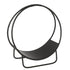 Houder Brandhout Mark Metaal Zwart Small - Openhaard accessoire - J-Line - livinglovely.nl