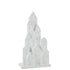 Huis Klassiek Kalk Wit/Zwart H47cm van J-Line op witte achtergrond