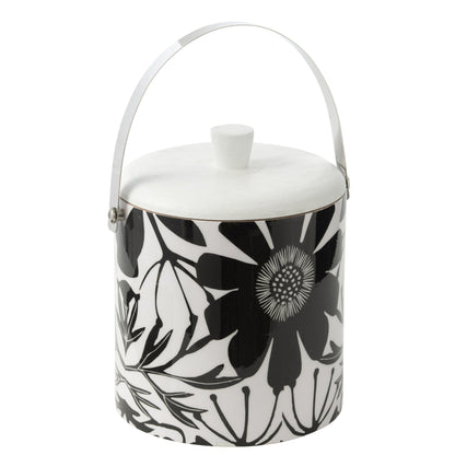 IJsemmer Bloemen Mangohout Zwart/Wit J-Line