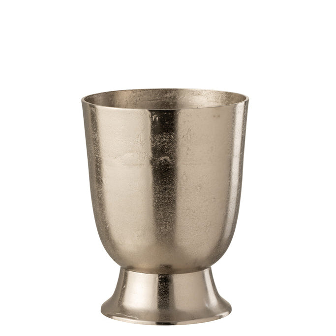 Ijsemmer Champagne Aluminium Zilver Small - Keukenaccessoire - J-Line - livinglovely.nl