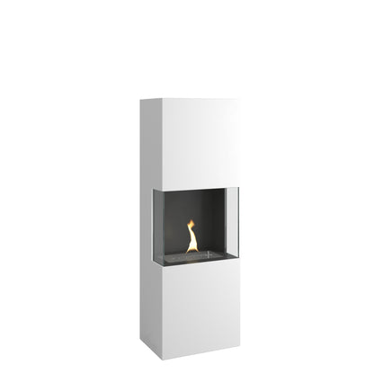 Indie Freestanding Openhaard Wit Tenderflame - Openhaard - Tenderflame - livinglovely.nl