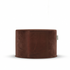 Laui Lounge Indoor Pouf Velvet Copper Ø68x35 cm, brede ronde koperkleurige velvet poef