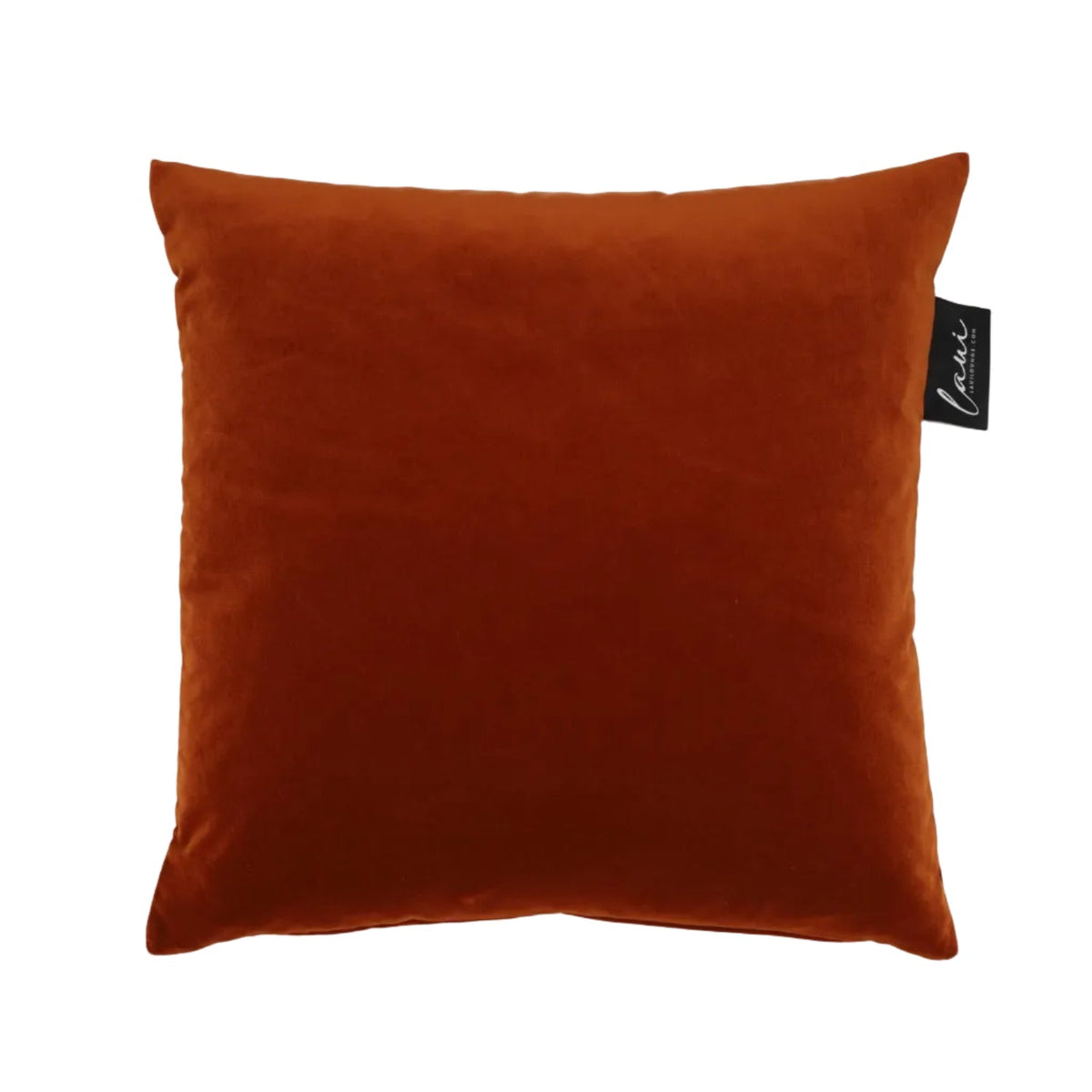 Laui Lounge Indoor Sierkussen Tizian Brique 50x50 cm in warm baksteenrood