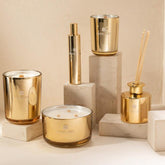 Interieurspray Excellent Golden Honey Goud 50ML - Geurstokjes - J-Line - livinglovely.nl