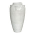 Izze White glazed ceramic extreme pot high 58x116cm PTMD - Pot - PTMD - livinglovely.nl