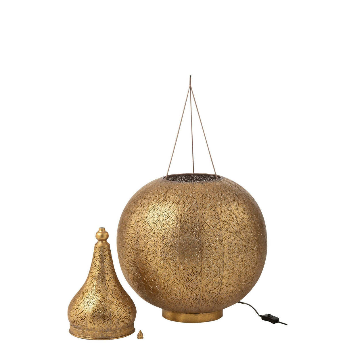 J-Line tafellamp Aladin metaal goud large