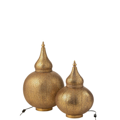 J-Line tafellamp Aladin metaal goud large