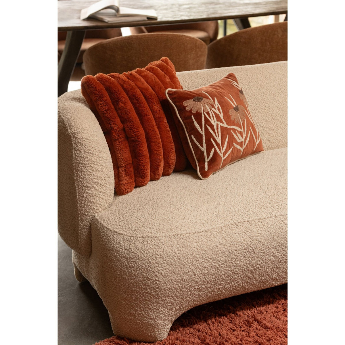 J-Line Witte 2/3-zits Sofa J-Line