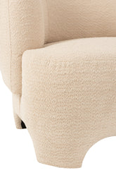 J-Line Witte Compacte 1-zits Fauteuil J-Line - Fauteuil - J-Line - livinglovely.nl