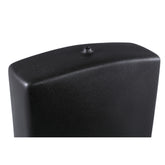 Janettee Black rectangle shaped ceramic bottle S PTMD - Vaas - PTMD - livinglovely.nl